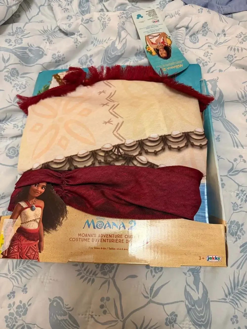 Disney Moana 2 Moana's Adventure Outfit Costume by Jakks Pacific, Size 4-6x